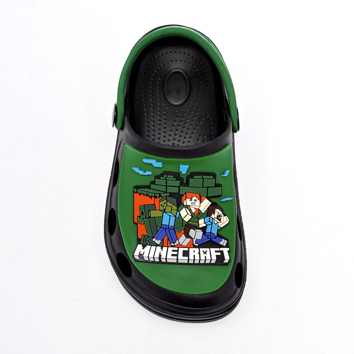 Sandalia clog infantil tema aventura, detalle de suela