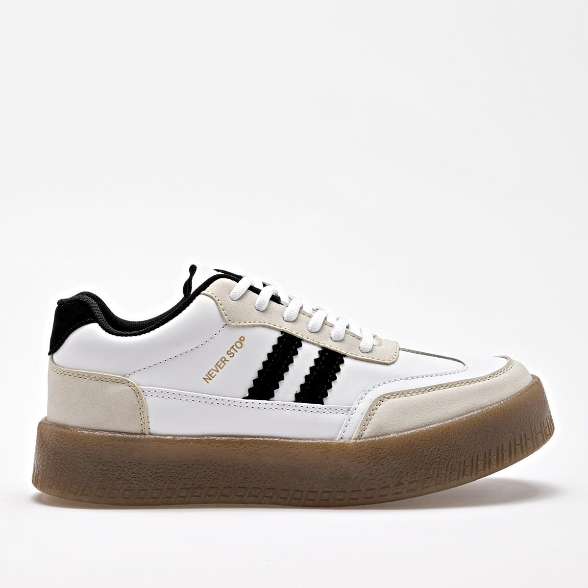 Tenis daddy casual para dama, vista lateral