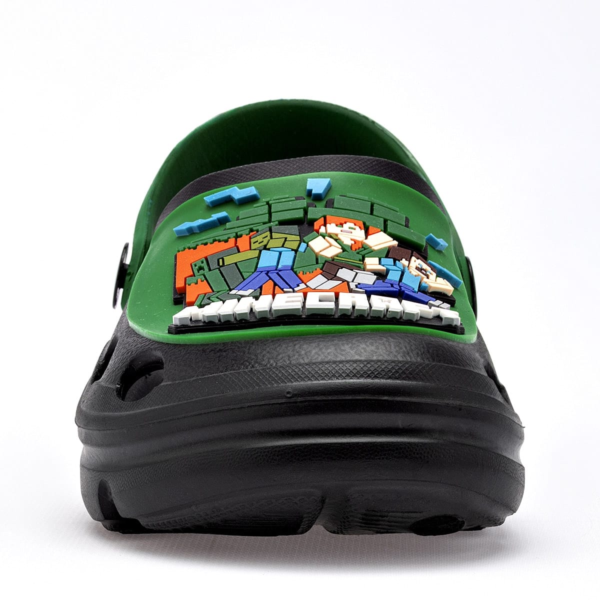 Sandalia clog infantil tema aventura, vista lateral